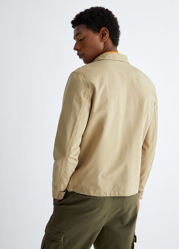 Beige Men's Liu Jo Windproof Jackets | ABD-194036