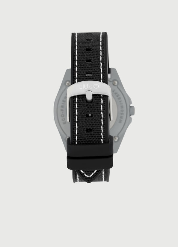 Black Men's Liu Jo Eco-Sustainable Watches | SKG-072415