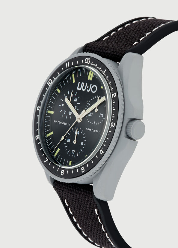 Black Men's Liu Jo Eco-Sustainable Watches | SKG-072415