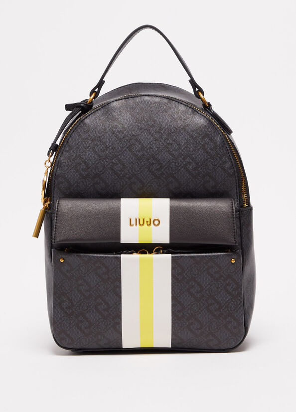 Black Women\'s Liu Jo Eco-Friendly Backpacks | NJQ-849703