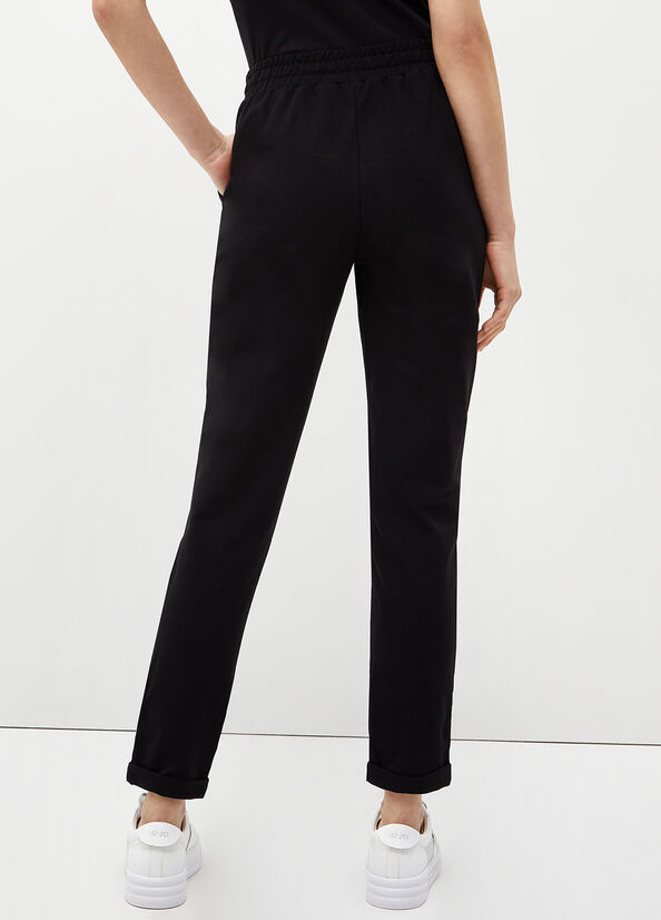 Black Women's Liu Jo Eco-Friendly Jogging Pants | CLT-740328