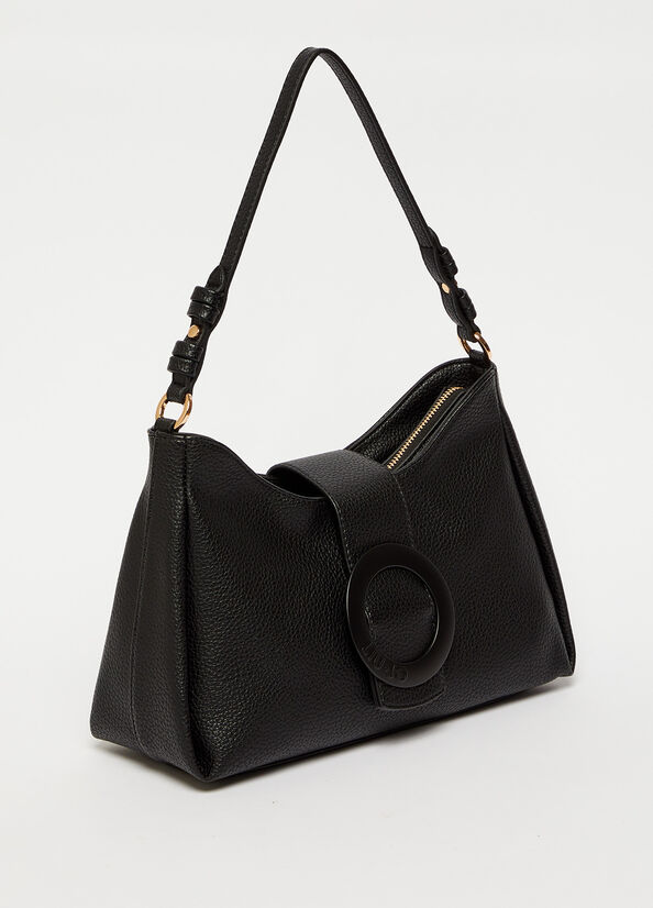 Black Women's Liu Jo Eco-Friendly Shoulder Bags | TUM-401786