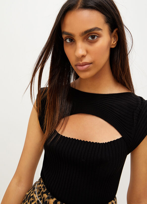 Black Women's Liu Jo Eco-Friendly Sweaters | NXO-761842