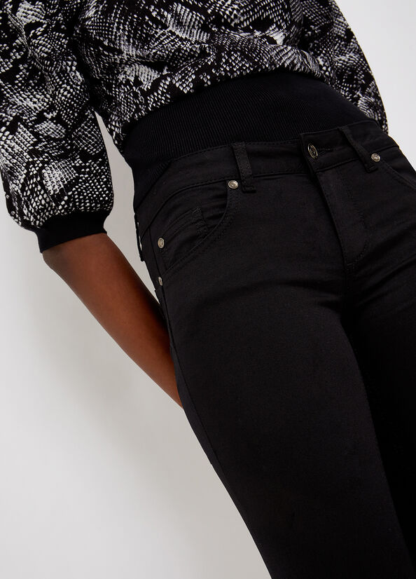 Black Women's Liu Jo Flared Pants | RIH-741836