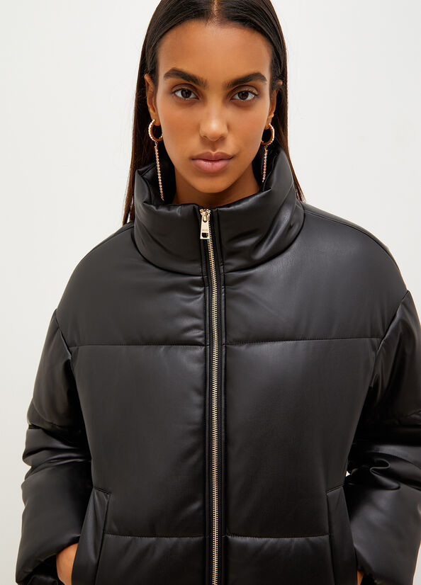 Black Women's Liu Jo Padded Coats | DIE-813249