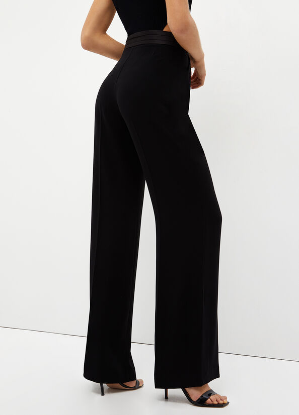 Black Women's Liu Jo Palazzo Pants | RVJ-987643