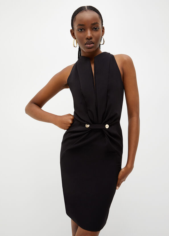 Black Women\'s Liu Jo Stretch Sheath Dress | AIB-450231