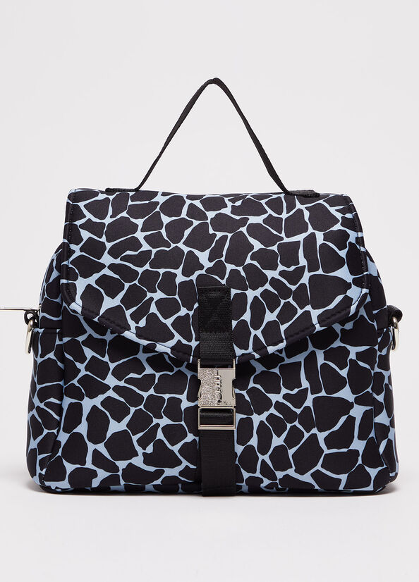 Blue Women's Liu Jo Animal Print Trunk Handbag | PCJ-147532