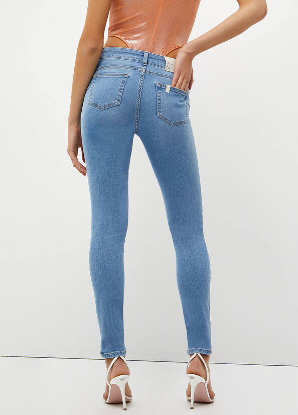 Blue Women's Liu Jo Eco-Friendly Skinny Jeans | UVI-658792