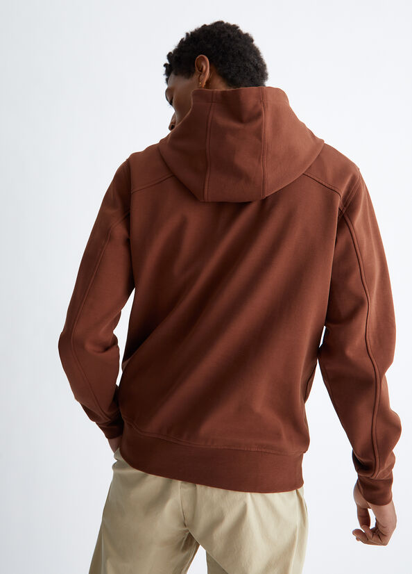 Brown Men's Liu Jo Hooded Sweaters | JRF-793612