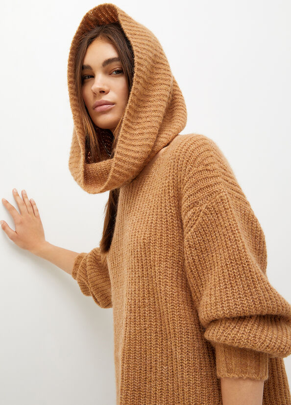 Brown Women's Liu Jo Wool Blend Sweaters | USB-915307