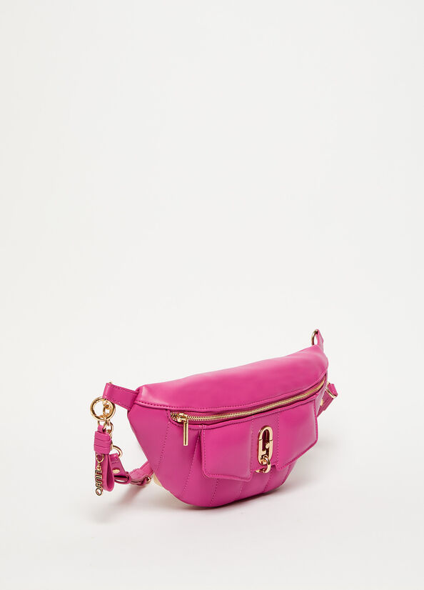 Fuchsia Women's Liu Jo Eco-Friendly Pouch Belt Bags | TNQ-851467