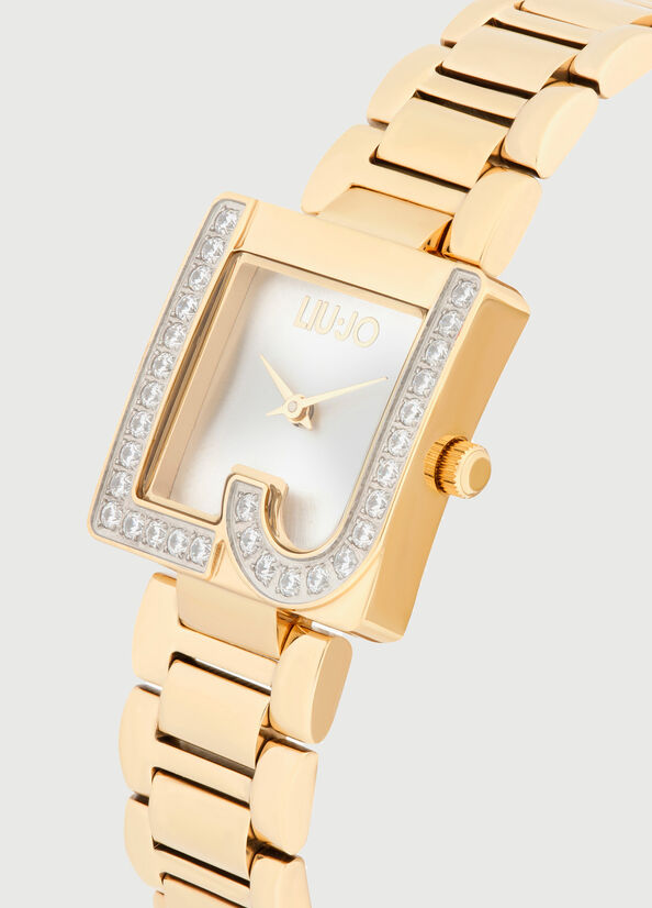 Gold Women's Liu Jo Steel With Logo Watches | ATV-534971