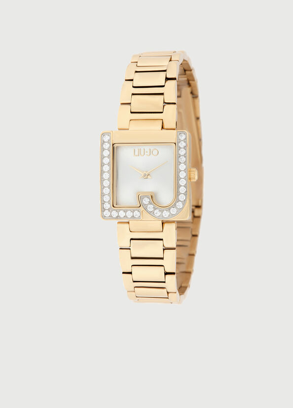 Gold Women\'s Liu Jo Steel With Logo Watches | ATV-534971