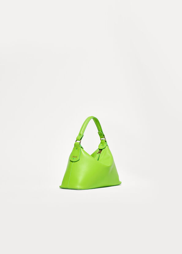 Light Green Women's Liu Jo Leather Mini Hobo Crossbody Bags | AVX-123856