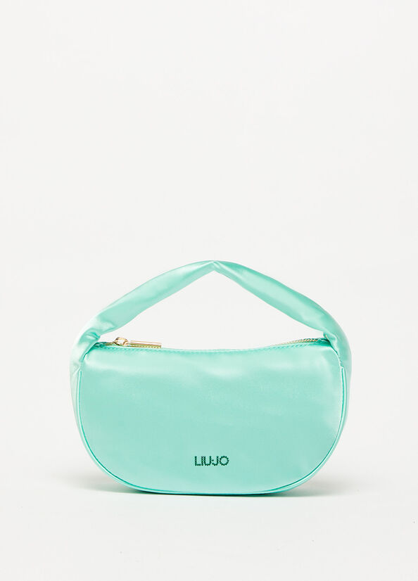 Light Turquoise Women's Liu Jo With Logo Handbag | FPN-189504