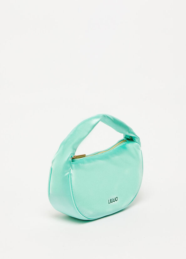 Light Turquoise Women's Liu Jo With Logo Handbag | FPN-189504