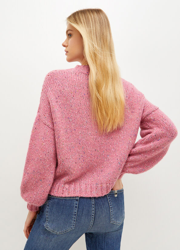 Pink Women's Liu Jo Alpaca Blend Sweaters | DYK-809152