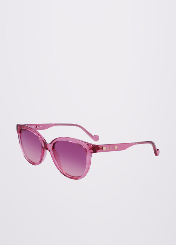 Pink Women's Liu Jo Butterfly Sunglasses | YHZ-165947