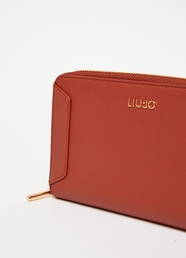 Red Women's Liu Jo Large Eco-Friendly Wallets | YBG-290685