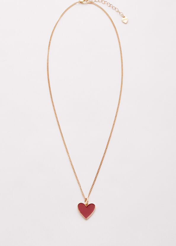 Red Women\'s Liu Jo Necklace With Heart Jewelry | KWH-679834