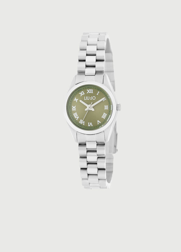 Silver / Green Women\'s Liu Jo Steel Watches | QXR-048651