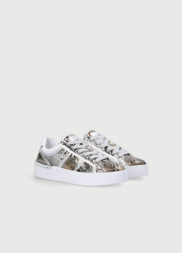 Snake Women's Liu Jo With Snakeskin Effect Print Sneakers | WNJ-938541