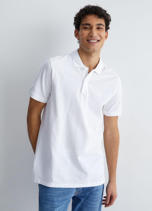 White Men\'s Liu Jo White Polo Shirts | HMU-732168