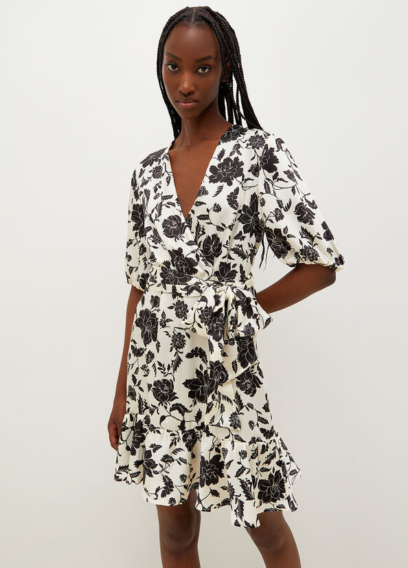 Black White Women's Liu Jo Eco-Sustainable Formal Dress | PLM-206794