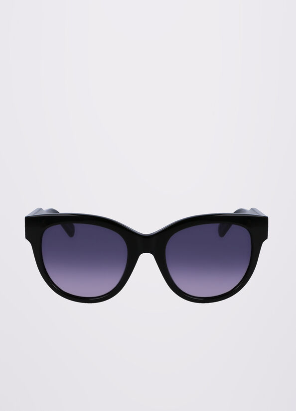 Black Women's Liu Jo Acetate Sunglasses | USJ-509268