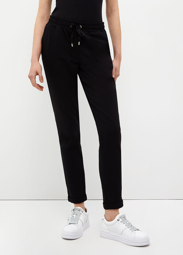 Black Women's Liu Jo Eco-Friendly Jogging Pants | CLT-740328