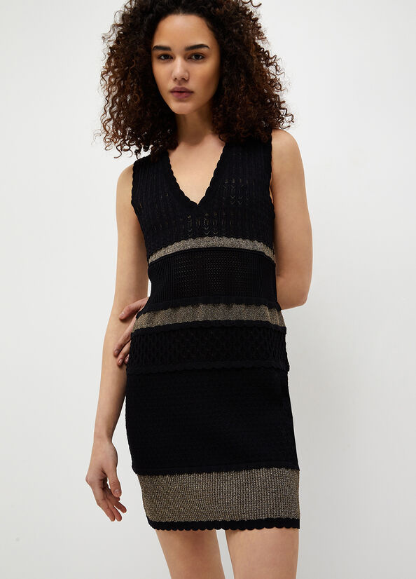 Black Women's Liu Jo Knit Dress | WCT-936018