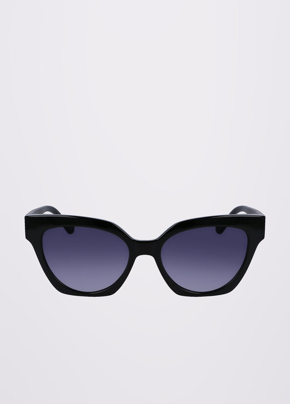 Black Women's Liu Jo With 3d Pattern Sunglasses | RQZ-271869