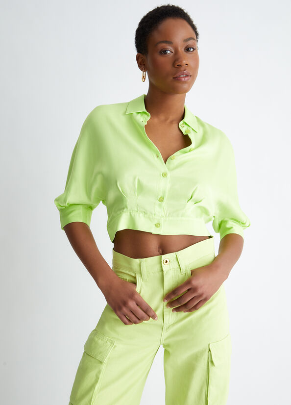 Green Women's Liu Jo Eco-Friendly Shirts | TYF-937801