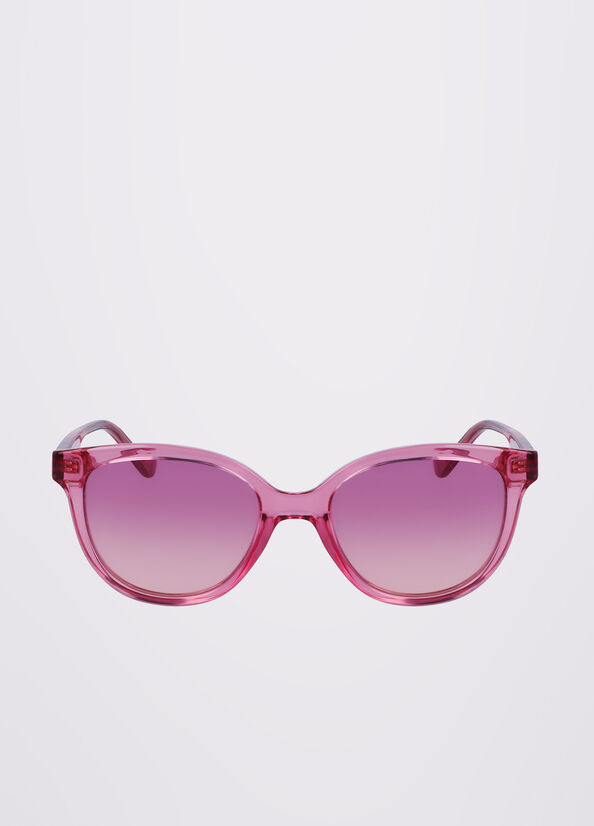 Pink Women's Liu Jo Butterfly Sunglasses | YHZ-165947