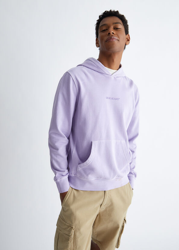 Purple Men's Liu Jo Hooded Sweaters | HRQ-584769