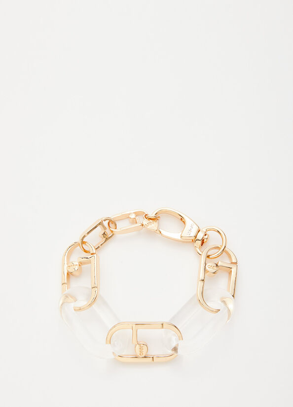 White Women's Liu Jo Monogram Bracelet Jewelry | CHX-971548