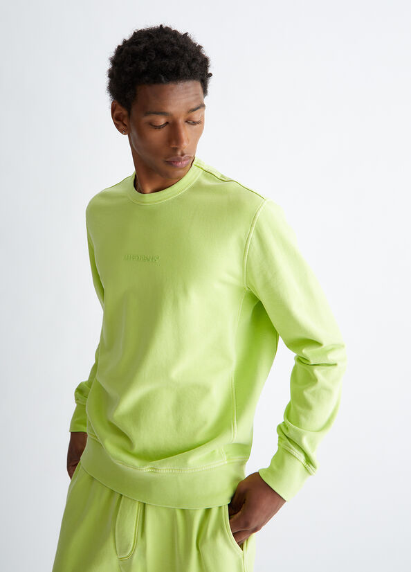 Yellow Men's Liu Jo With Logo Sweaters | LPD-241307